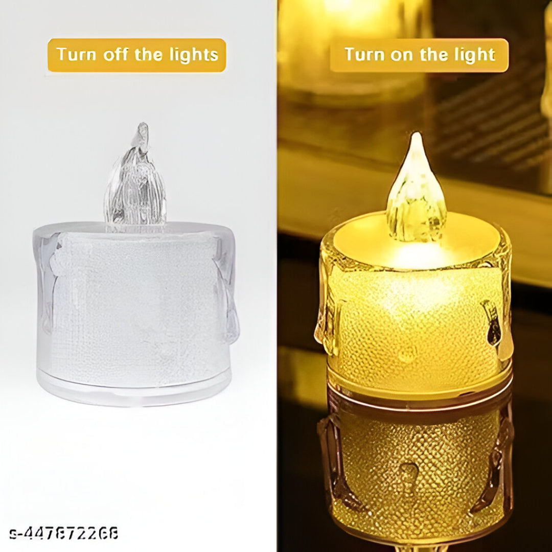 CRYSLAT LED LIGHT CANDLE 6 PCS ONLY