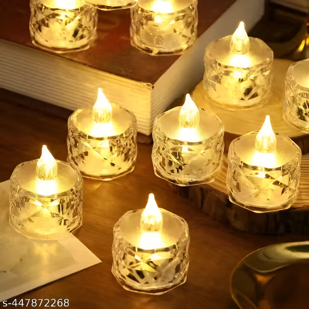 CRYSLAT LED LIGHT CANDLE 6 PCS ONLY